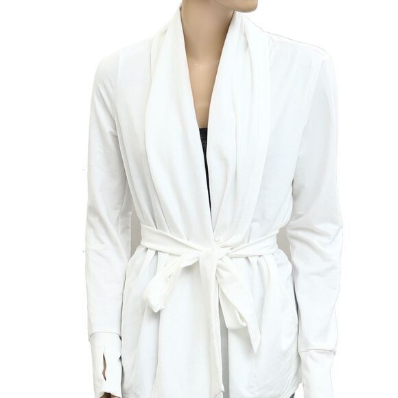 Lilly Pulitzer Luxletic Caspain Wrap Jacket Top Robe Cover-Up Resort L 279460 - Picture 3 of 5